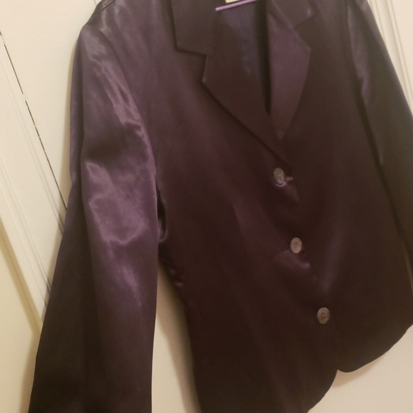 Esprit Satin blazer - dark blue - Picture 2 of 4